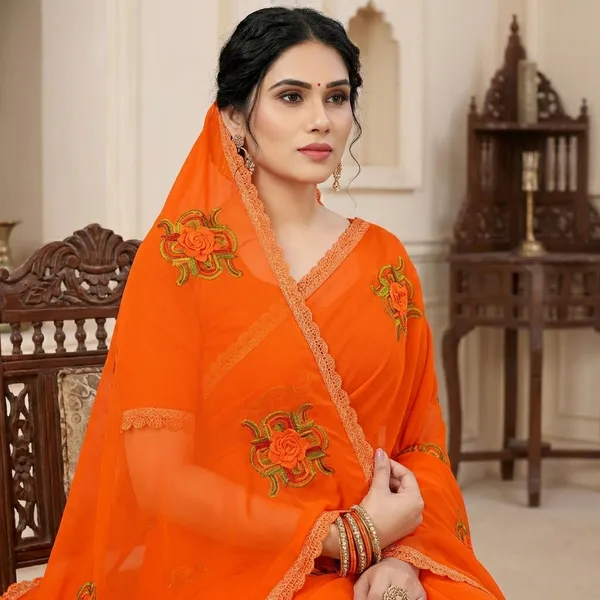 Fashion_Day_Embroidered_Bollywood_Georgette_Saree_(Orange)