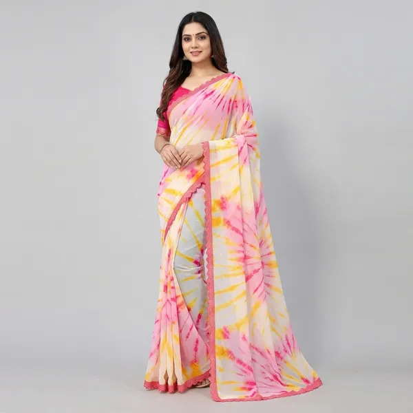 Fashion_Day_Self_Design_Bollywood_Georgette_Saree_(Yellow_And_Pink)