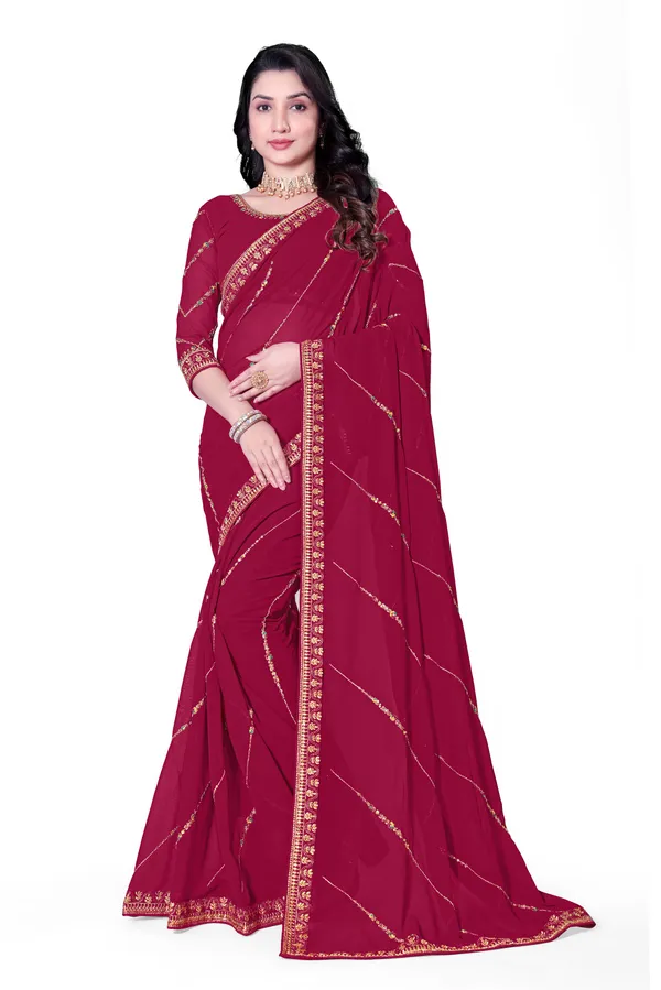 Fashion_Day_Embroidered_Bollywood_Georgette_Saree_(Red)