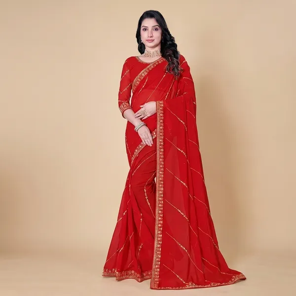 Fashion_Day_Embroidered_Bollywood_Georgette_Saree_(Maroon)