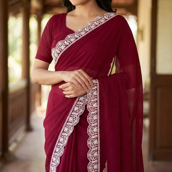 Fashion_Day_Embroidered_Bollywood_Georgette_Saree_(Maroon)