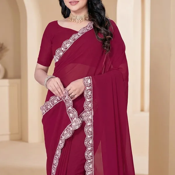 Fashion_Day_Embroidered_Bollywood_Georgette_Saree_(Maroon)