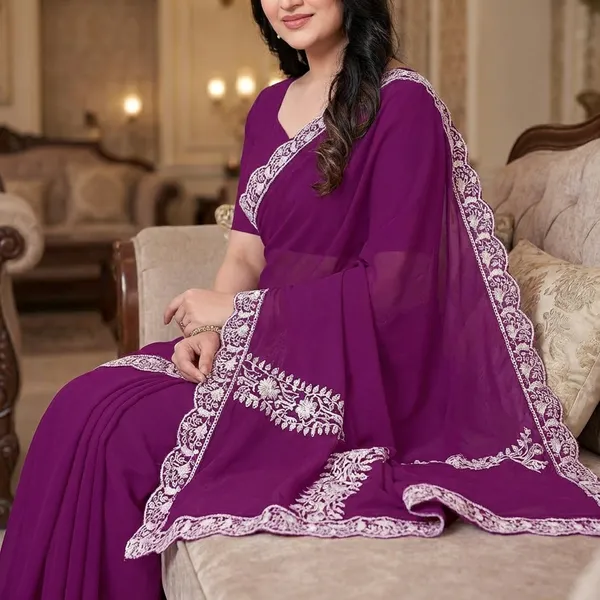 Fashion_Day_Embroidered_Bollywood_Georgette_Saree_(Purple)