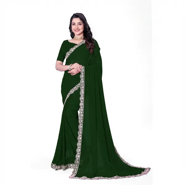 Fashion_Day_Embroidered_Bollywood_Georgette_Saree_(Dark_Green)