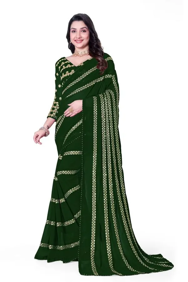 Fashion_Day_Embroidered_Bollywood_Georgette_Saree_(Dark_Green)