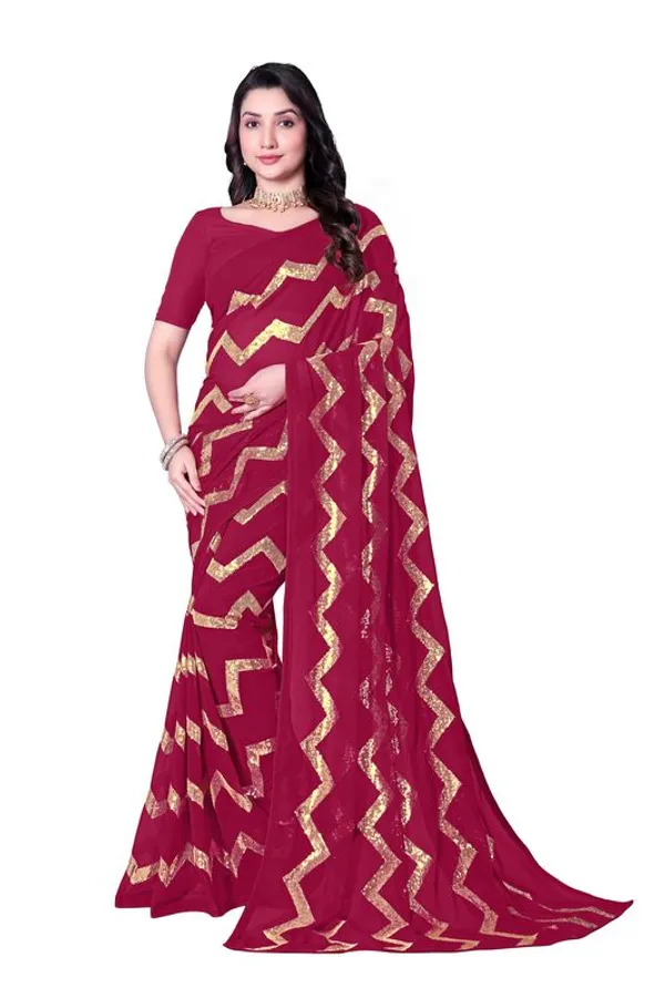 Fashion_Day_Self_Design_Bollywood_Georgette_Saree_(Red)