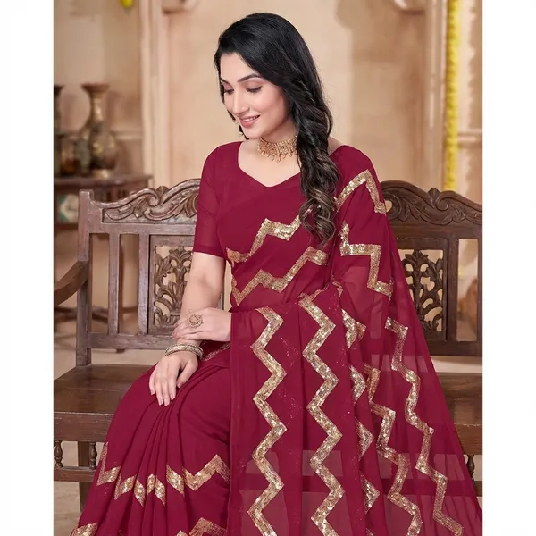 Fashion_Day_Self_Design_Bollywood_Georgette_Saree_(Red)