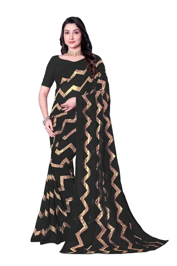 Fashion_Day_Printed_Bollywood_Georgette_Saree_(Black)