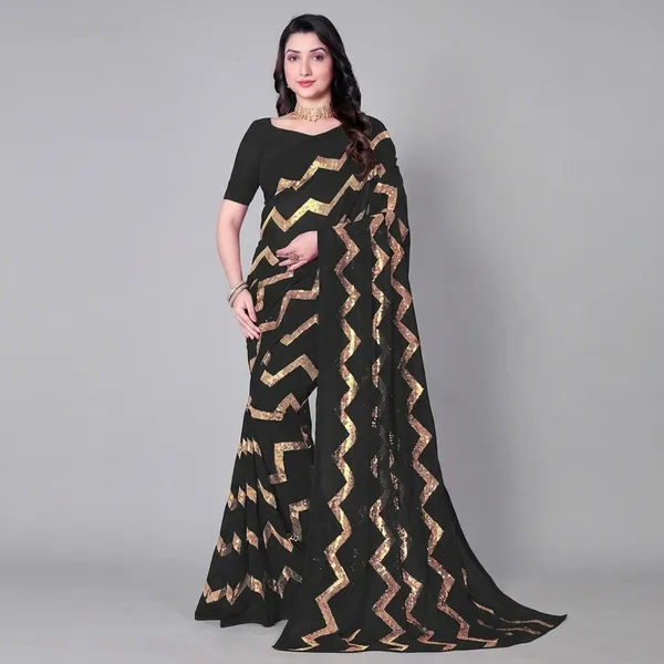 Fashion_Day_Printed_Bollywood_Georgette_Saree_(Black)