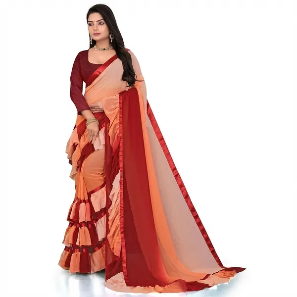 Fashion_Day_Self_Design_Bollywood_Georgette_Saree_(Maroon)