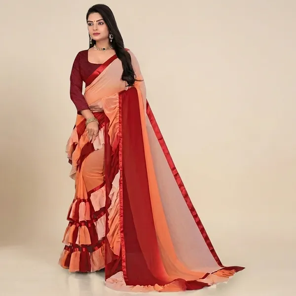 Fashion_Day_Self_Design_Bollywood_Georgette_Saree_(Maroon)
