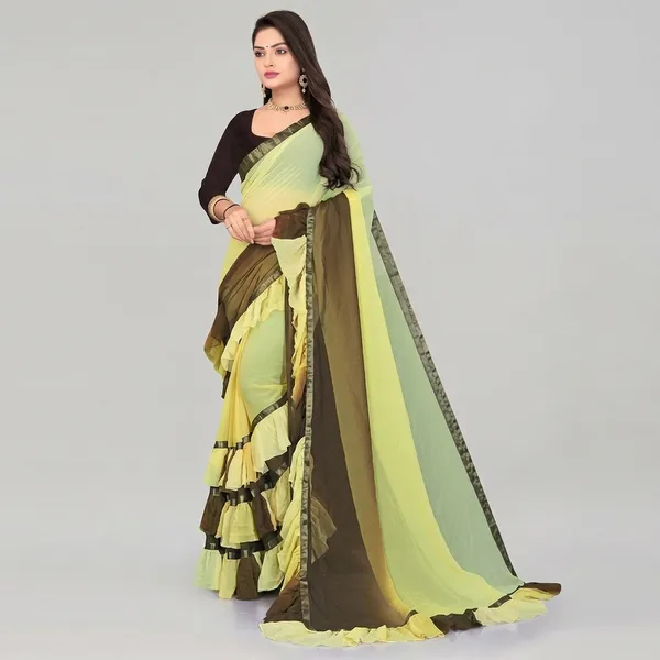 Fashion_Day_Self_Design_Bollywood_Georgette_Saree_(Brown)