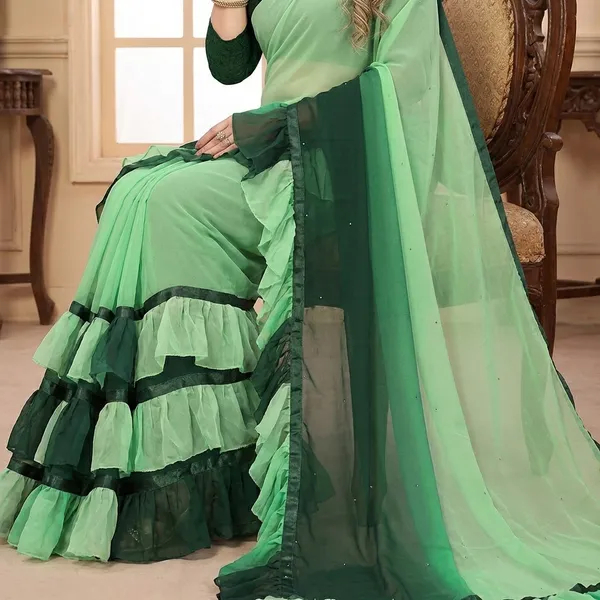 Fashion_Day_Self_Design_Bollywood_Georgette_Saree_(Dark_Green)