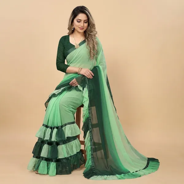 Fashion_Day_Self_Design_Bollywood_Georgette_Saree_(Dark_Green)