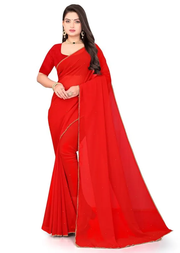 Fashion_Day_Applique_Bollywood_Georgette_Saree_(Red)