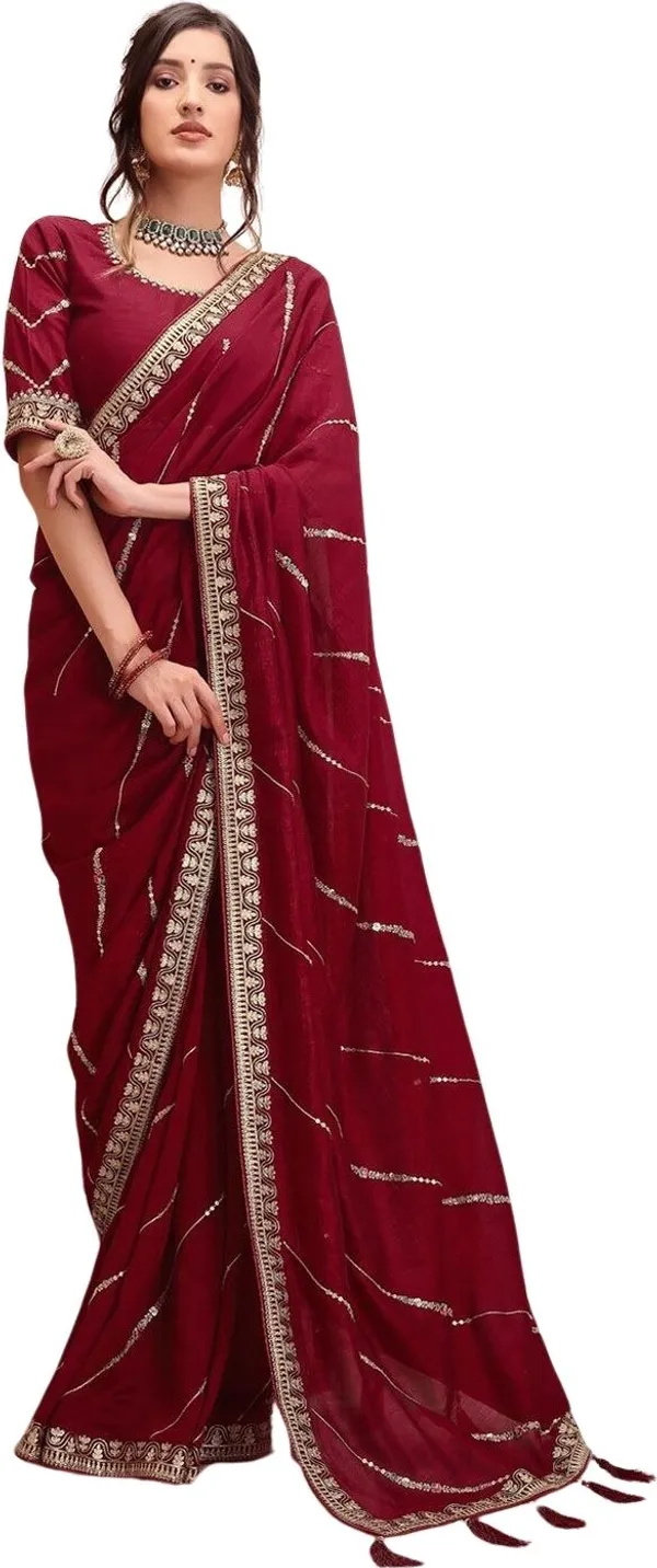 Fashion_Day_Embroidered_Bollywood_Georgette_Saree_(Maroon)