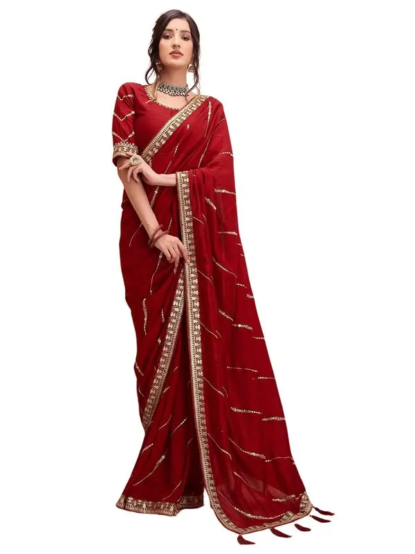Fashion_Day_Embroidered_Bollywood_Georgette_Saree_(Red)