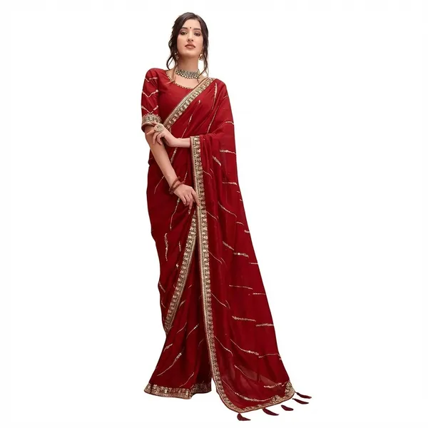 Fashion_Day_Embroidered_Bollywood_Georgette_Saree_(Red)