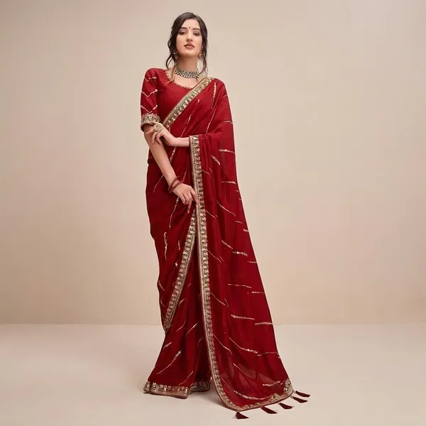 Fashion_Day_Embroidered_Bollywood_Georgette_Saree_(Red)