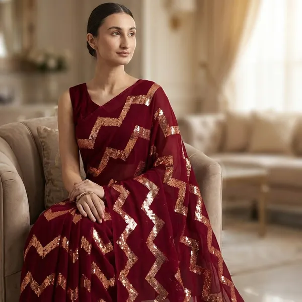 Fashion_Day_Embroidered_Bollywood_Georgette_Saree_(Maroon)