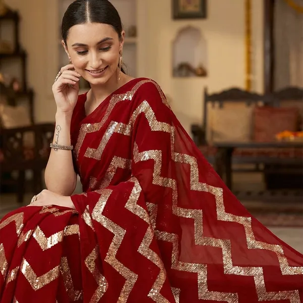 Fashion_Day_Embroidered_Bollywood_Georgette_Saree_(Red)