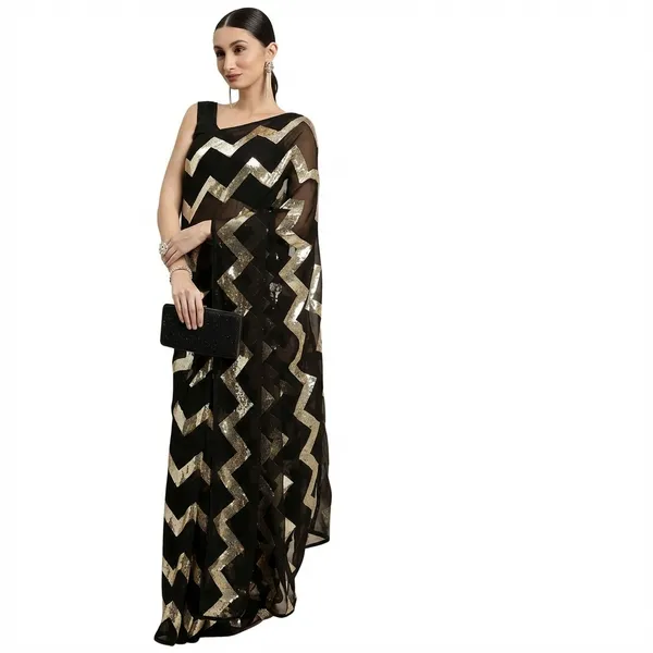 Fashion_Day_Embroidered_Bollywood_Georgette_Saree_(Black)