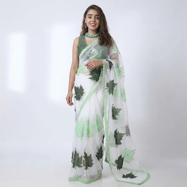 Fashion_Day_Embroidered_Bollywood_Net_Saree_(White)