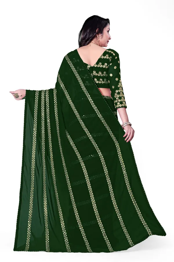 Fashion_Day_Embroidered_Bollywood_Georgette_Saree_(Dark_Green)