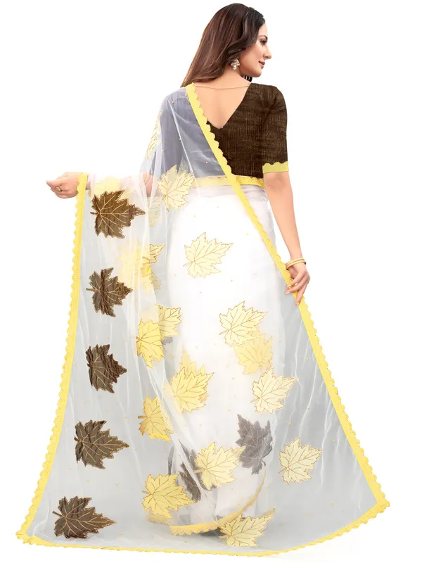 Fashion_Day_Self_Design_Bollywood_Net_Saree_(White)