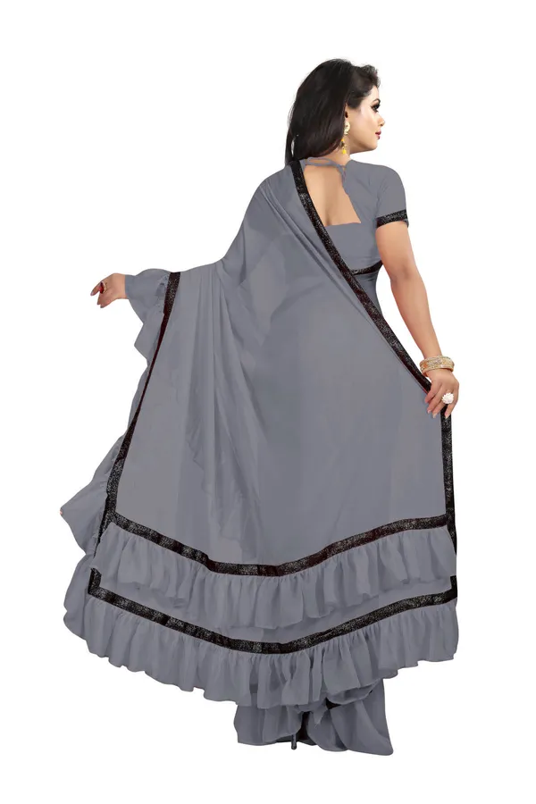Fashion_Day_Solid/Plain_Daily_Wear_Georgette_Saree_(Grey)