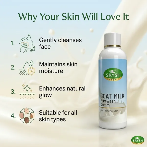Srysh_Herbals_Goat_Milk_Face_Wash