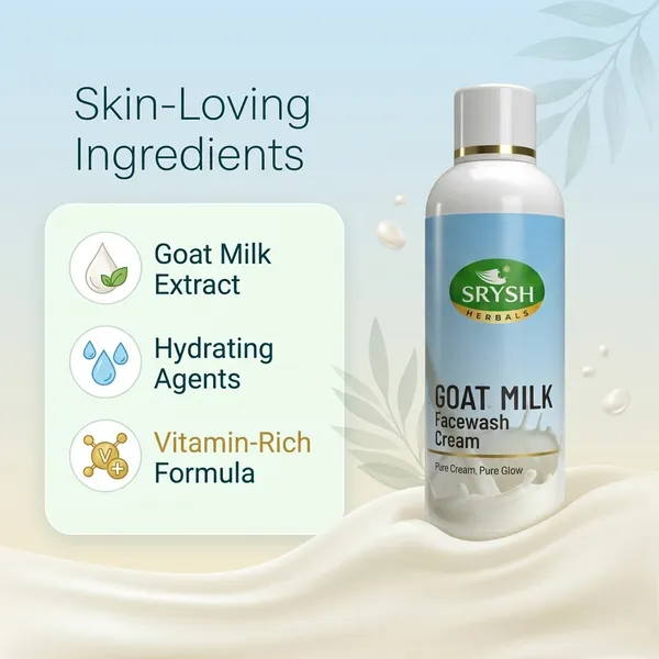 Srysh_Herbals_Goat_Milk_Face_Wash