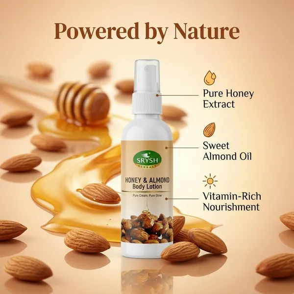 Srysh_Herbals_Honey_And_Almond_Body_Lotion