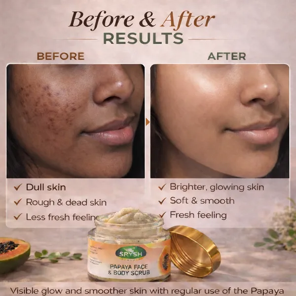 Srysh_Herbals_Papaya_Face_And_Body_Scrub