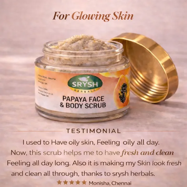 Srysh_Herbals_Papaya_Face_And_Body_Scrub