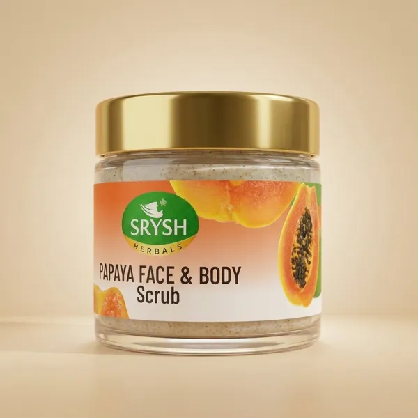 Srysh_Herbals_Papaya_Face_And_Body_Scrub