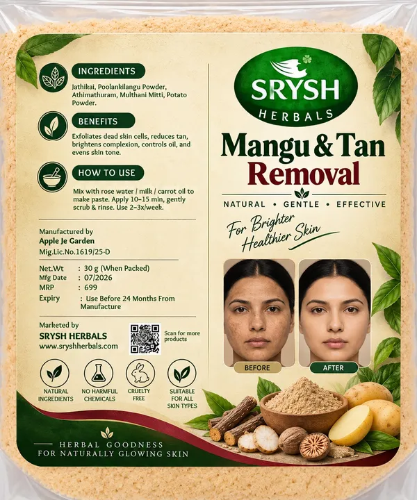 Srysh_Herbals_Mangu_And_Tan_Removal_Face_Pack