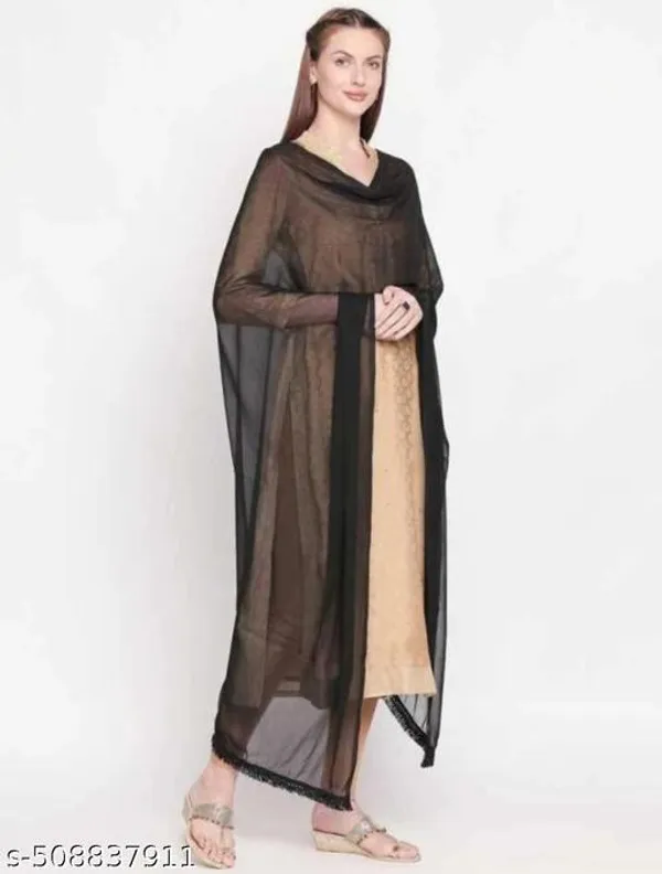 Black_Premium_Black_Ciffon_Dupatta_For_Women