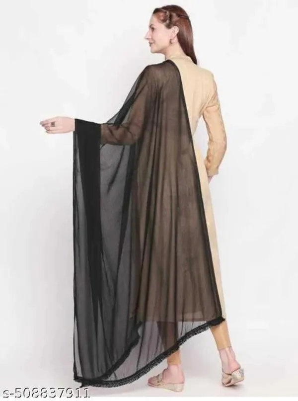 Black_Premium_Black_Ciffon_Dupatta_For_Women
