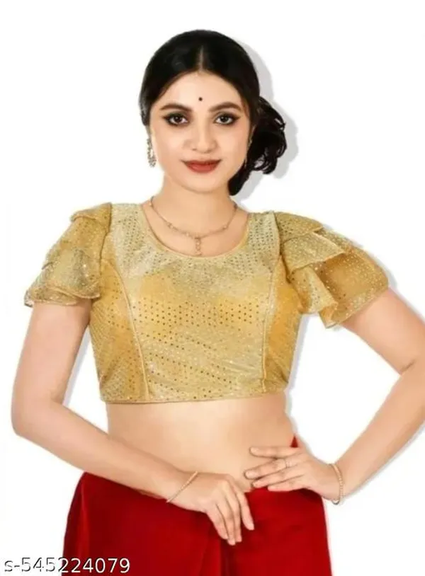 Yellow_Premium_Readymade_Blouse_For_Women