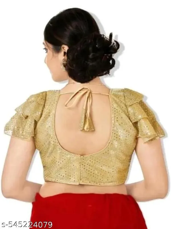 Yellow_Premium_Readymade_Blouse_For_Women