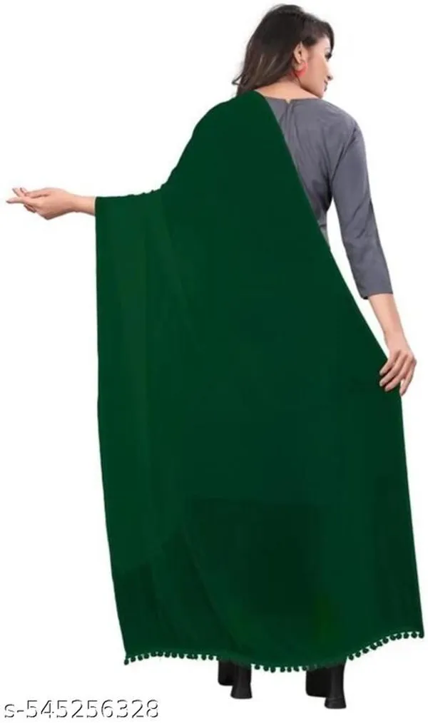 Green_And_Black_Premium_Ciffon_Dupatta_Combo_For_Women_Pack_Of_2