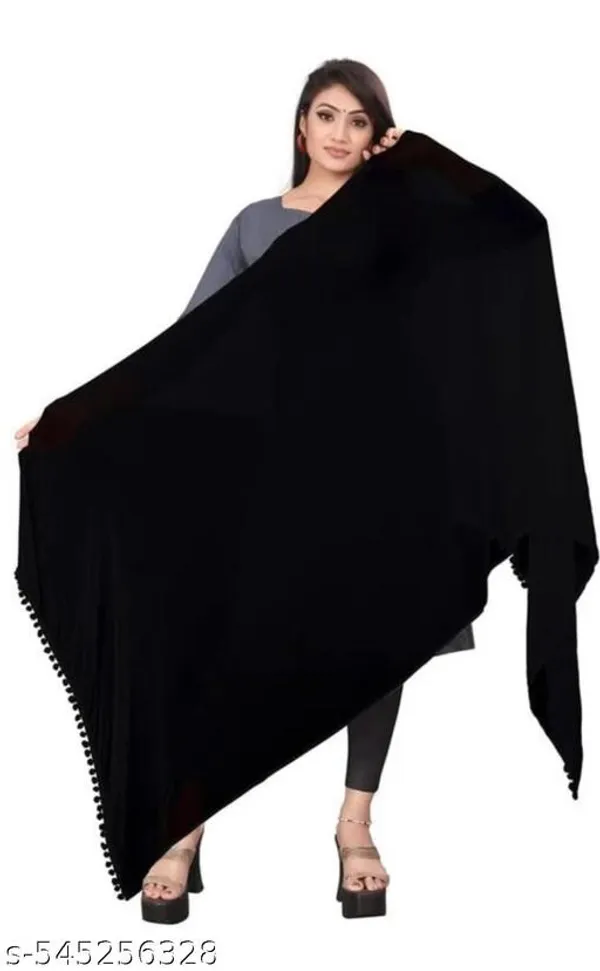 Green_And_Black_Premium_Ciffon_Dupatta_Combo_For_Women_Pack_Of_2