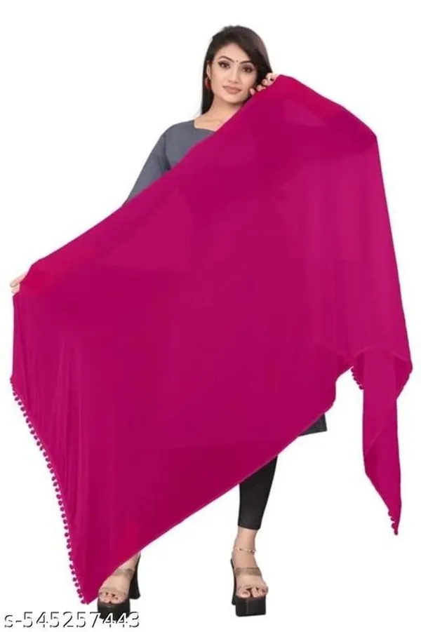 Pink_And_Black_Premium_Ciffon_Dupatta_Combo_For_Women