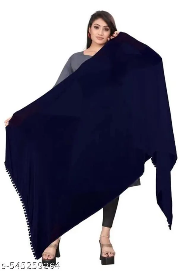 Navy_And_Black_Premium_Ciffon_Dupatta_Combo_For_Women_Pack_Of_2