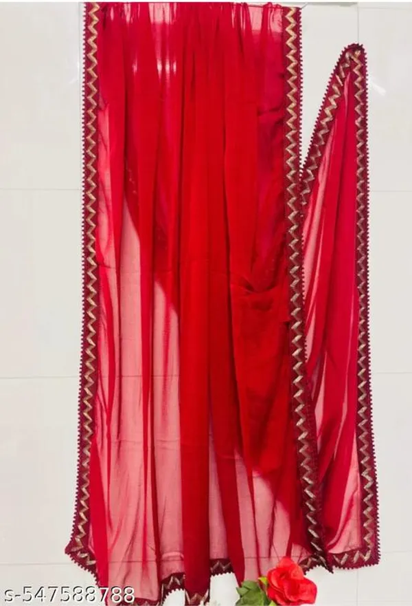Red_Premium_Chiffon_Dupatta_For_Women