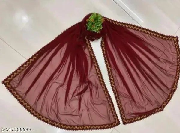 Maroon_Premium_Chiffon_Dupatta_For_Women