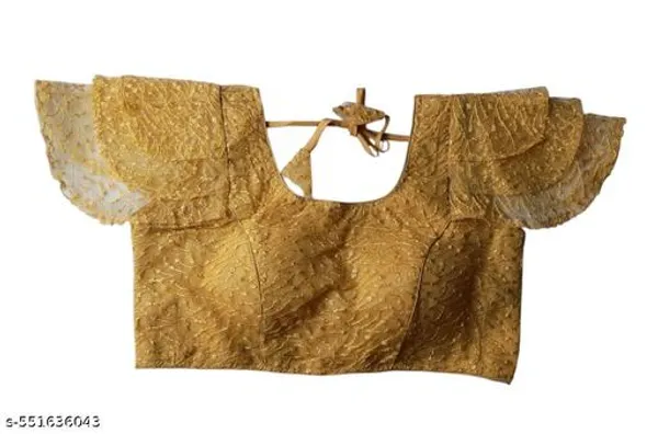 Yellow_Premium_Readymade_Blouse_For_Women