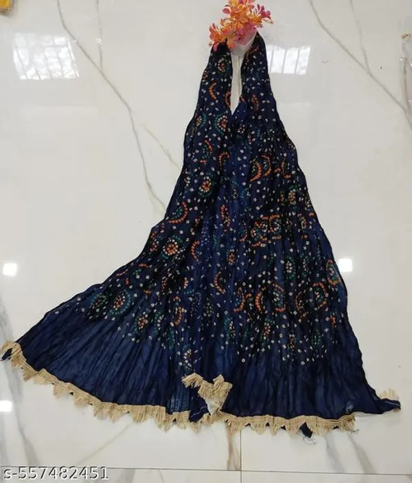 Navy_Blue_Premium_Cotton_Chunri_For_Women
