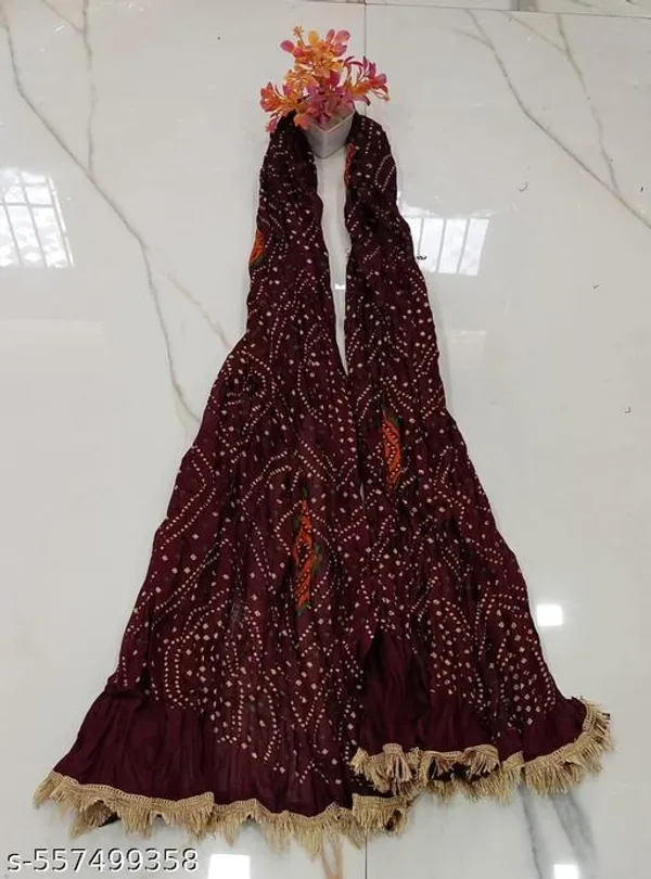 Maroon_Premium_Cotton_Chunri_For_Women